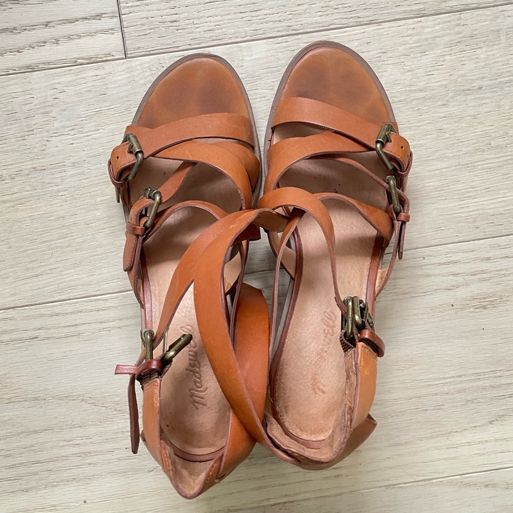 Madewell Leather Sandals EUC